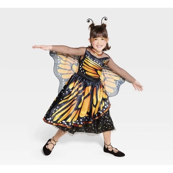 Other - NEW Monarch Butterfly Kids Costume Size Medium HYDE & EEK!